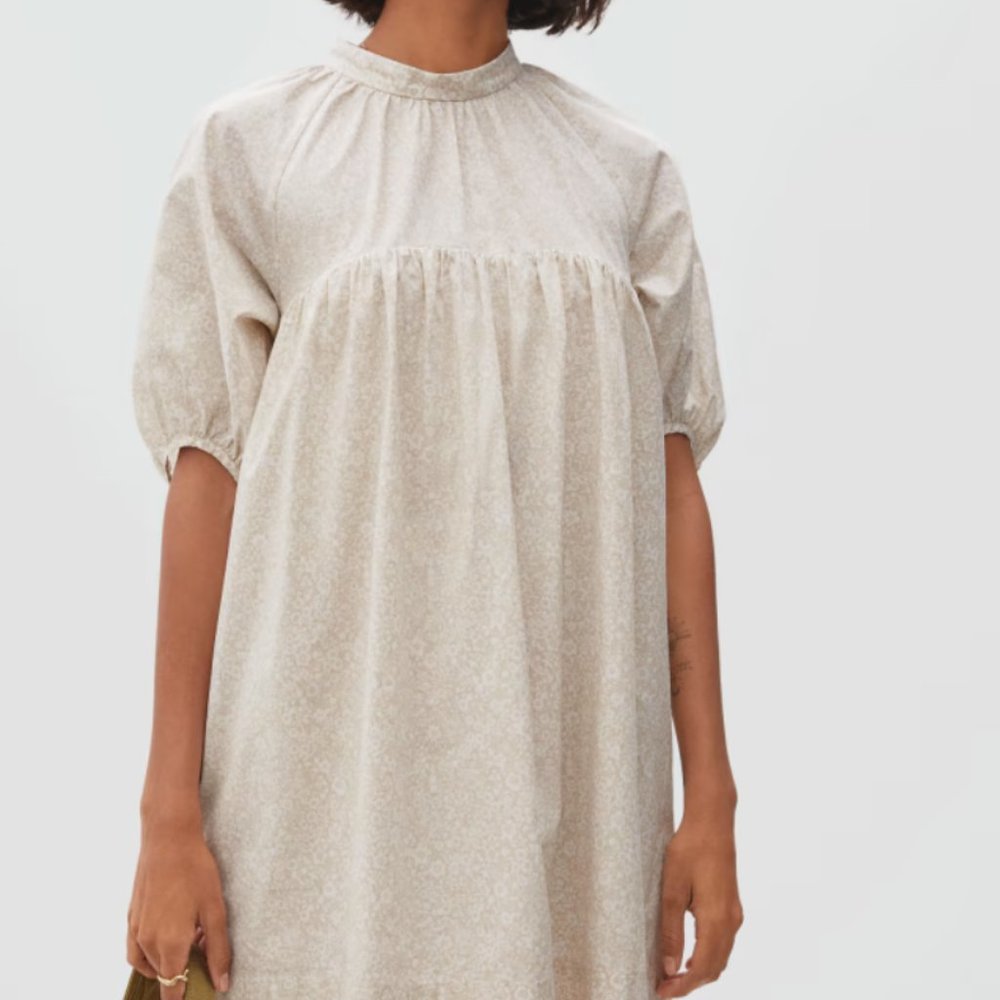 EVERLANE The Shirred Mini Dress